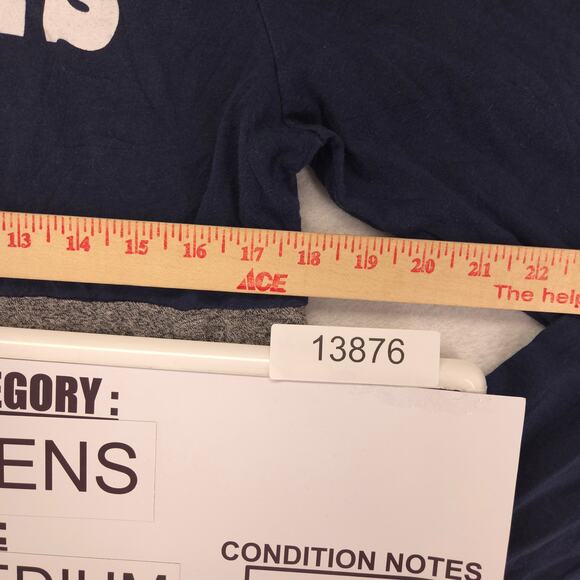 NFL Dallas Cowboys Long Sleeve Outdoor Hoodie Mens Size Medium M Navy Gray - Picture 7 of 8